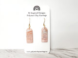 Rose Quartz Arch Dangles