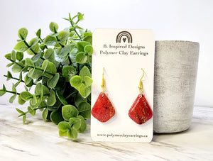 Ruby Red Dangles