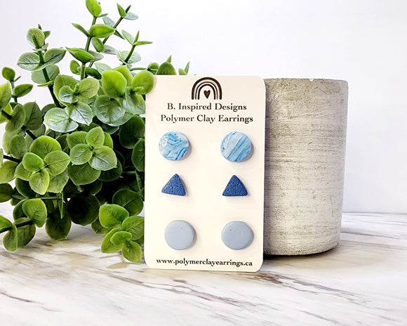 Blue Haze Stud Set