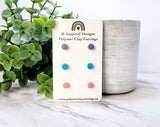 Purple, Teal & Pink Micro Stud Pack