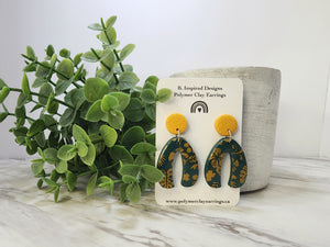 Mustard & Green Dangles