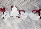 Peace Christmas Tree Ornament