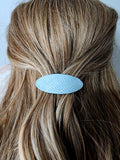 Polymer Clay Hair Clip-Light Blue