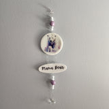 Mama Bear Purple Suncatcher