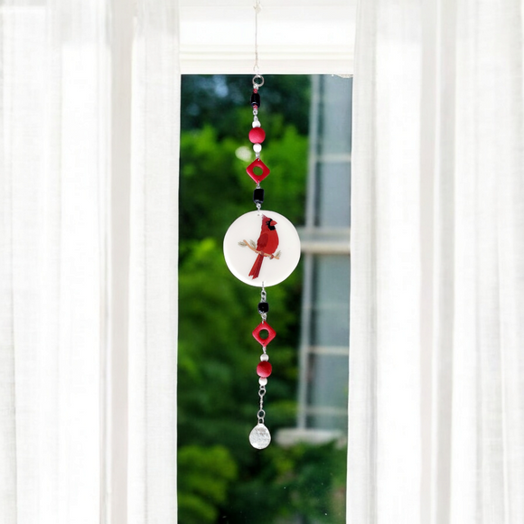 Cardinal Suncatcher