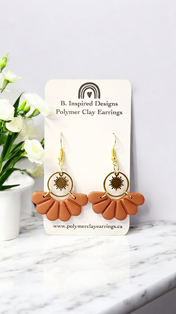Copper Sun Dangles