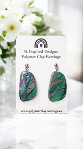 Green & Purple Dangles
