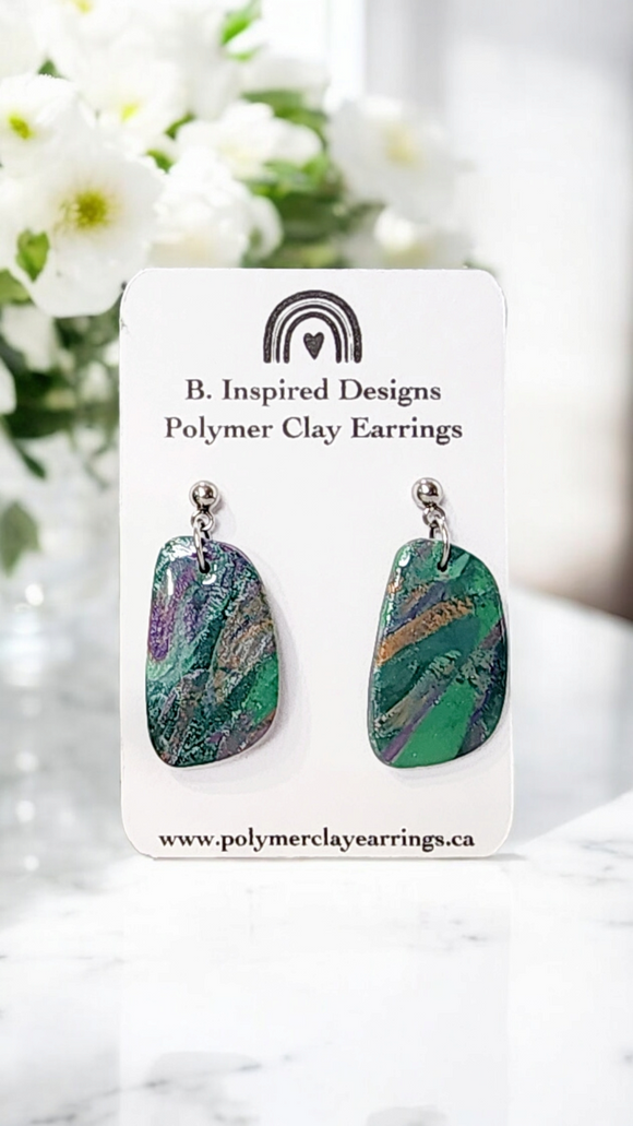 Green & Purple Dangles
