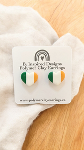 Irish Heart Studs