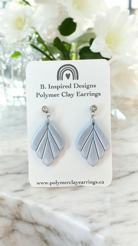 Leaf Dangles in Blue