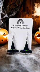 Witch Hat Dangle Earrings