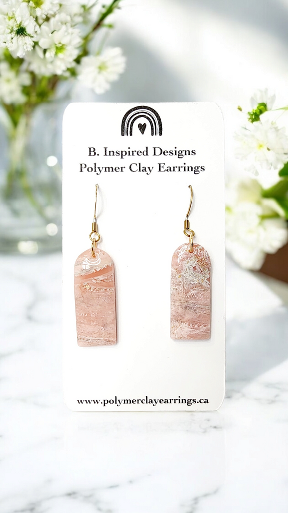 Rose Quartz Arch Dangles