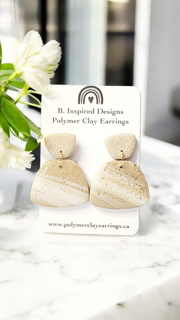 Gold Sand Galaxy Dangles