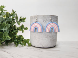 Transgender Rainbow Earrings