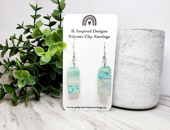 Arch Dangles in Soft Turquoise