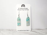 Arch Dangles in Soft Turquoise