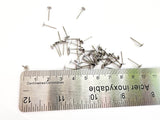 4mm flat pad titanium earring posts